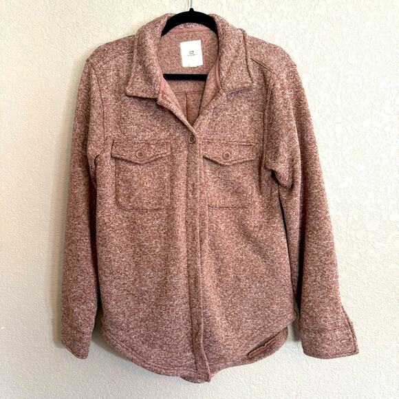 Thread & Supply Jackets & Blazers - Thread & Supply Comfort Fleece Shirt Jacket – Size Medium, Brown